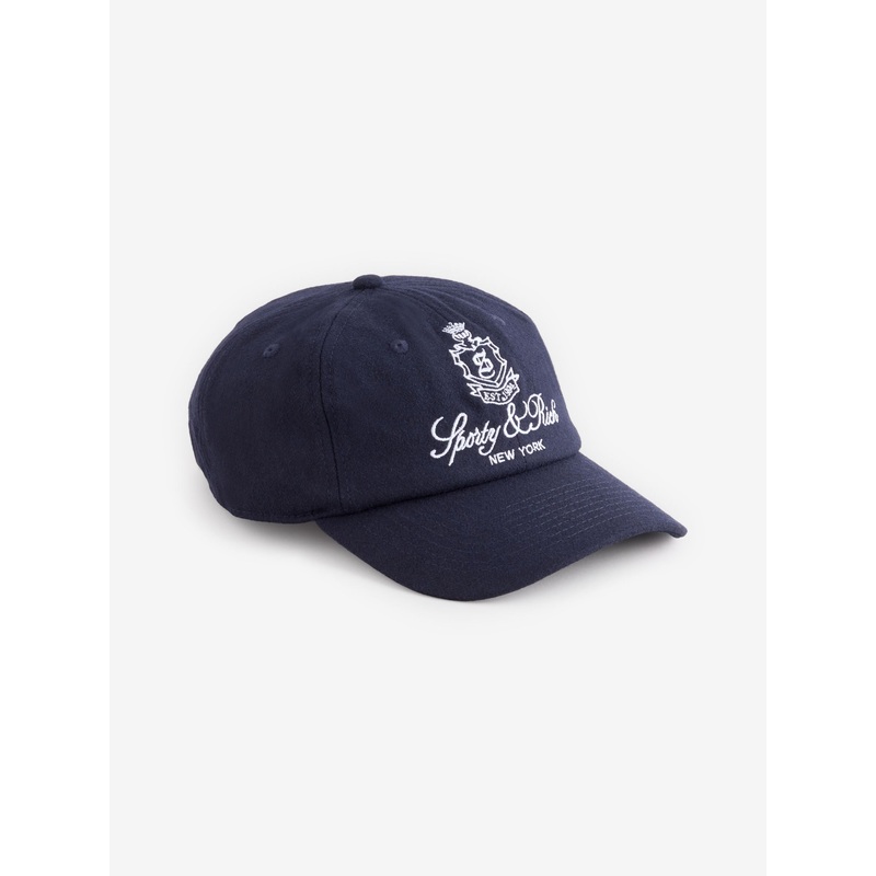 Sporty & Rich Blue Vendome Wool Hat