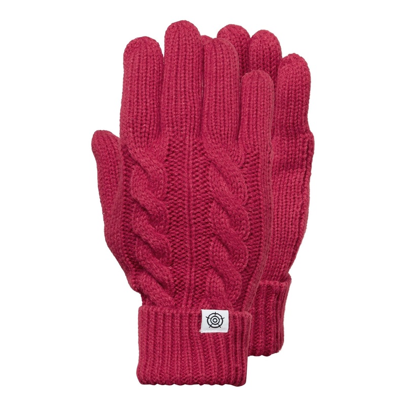 Tog 24 Dark Pink Grouse Winter Knitted Gloves