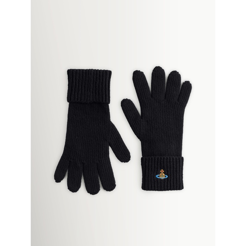 Vivienne Westwood Black Sporty Gloves