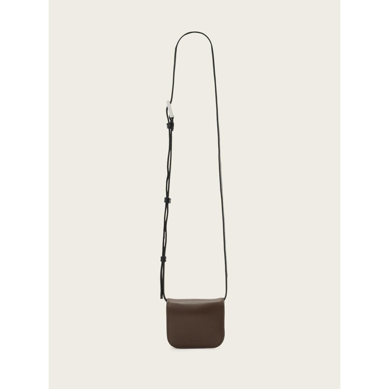 AllSaints Brown Maeve Card Cross-Body Bag