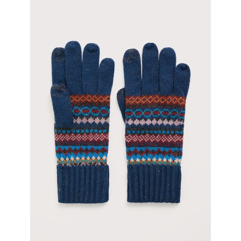 Seasalt Cornwall Blue Very Clever Gloves