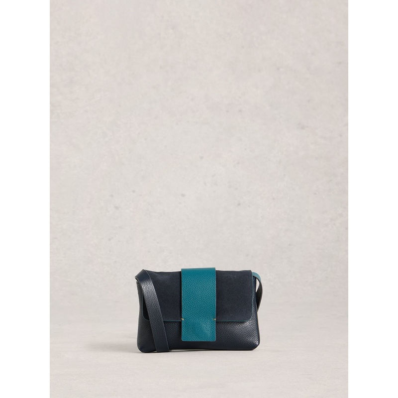 White Stuff Blue Tabby Mini Landscape Bag