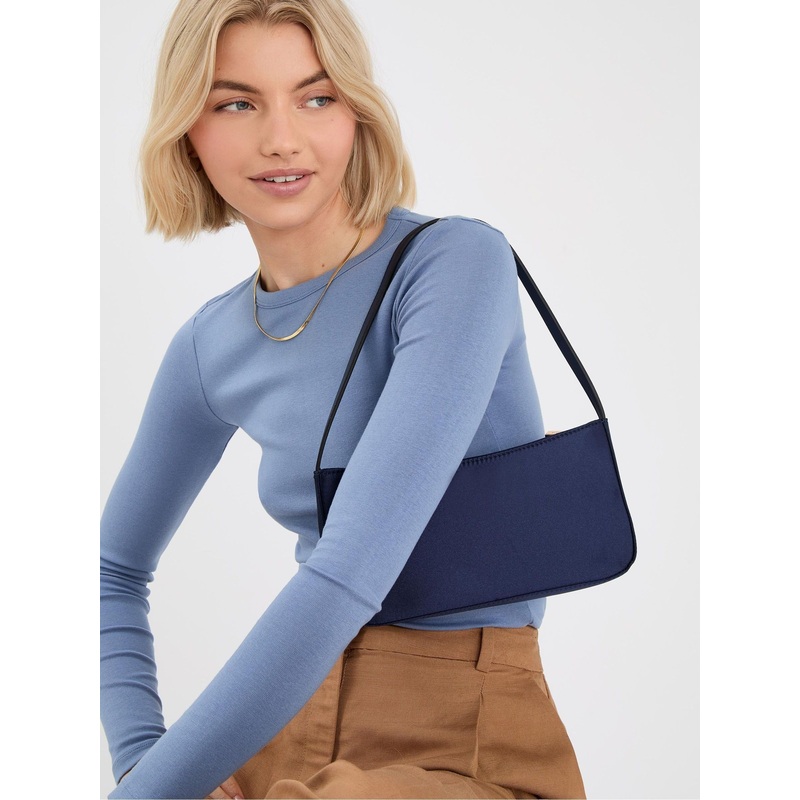 Accessorize Blue Satin Shoulder Bag