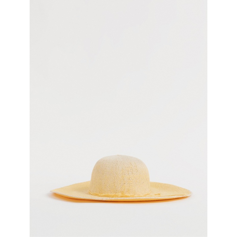 JD Williams Yellow Ombre Wide Brim Hat