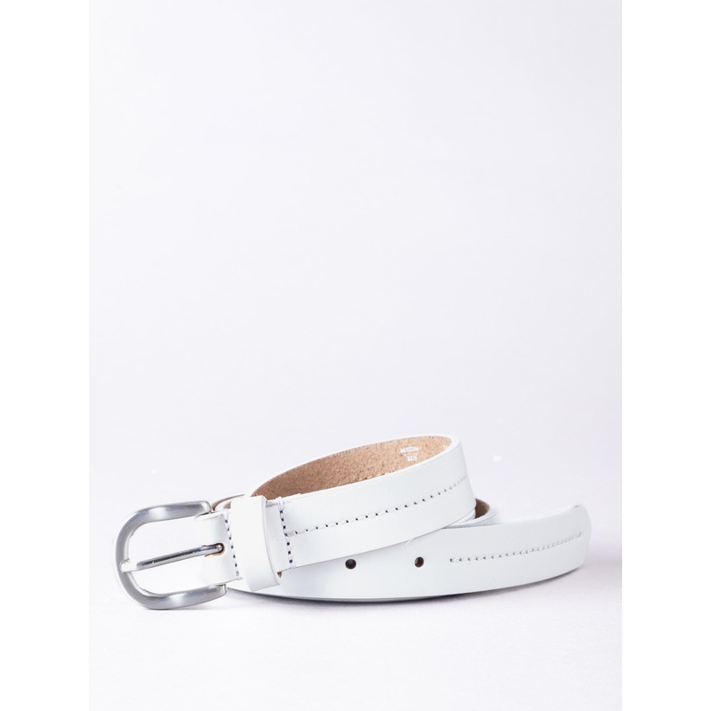 Lakeland Leather White Kendal Belt
