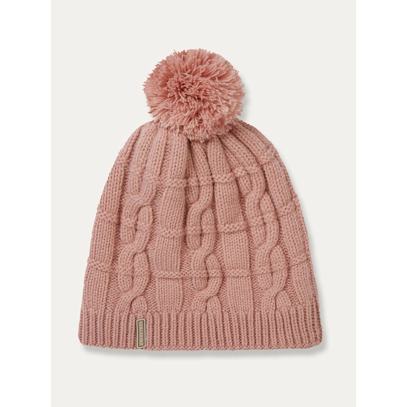 Sealskinz Hemsby Waterproof Cold Weather Cable Knit Bobble Hat