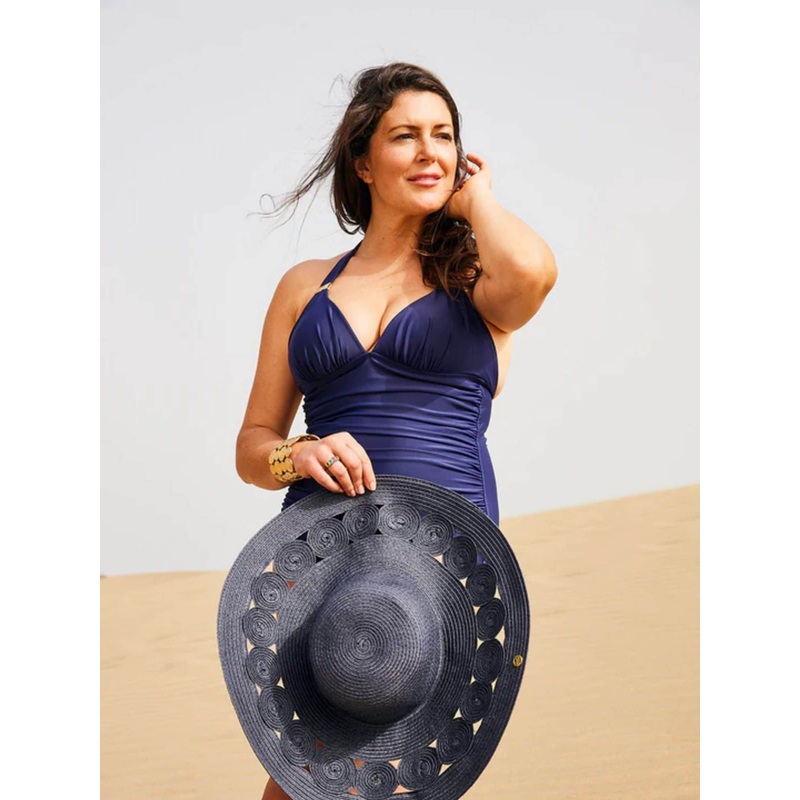 Seaspray Blue Cut Out Detail Sun Hat