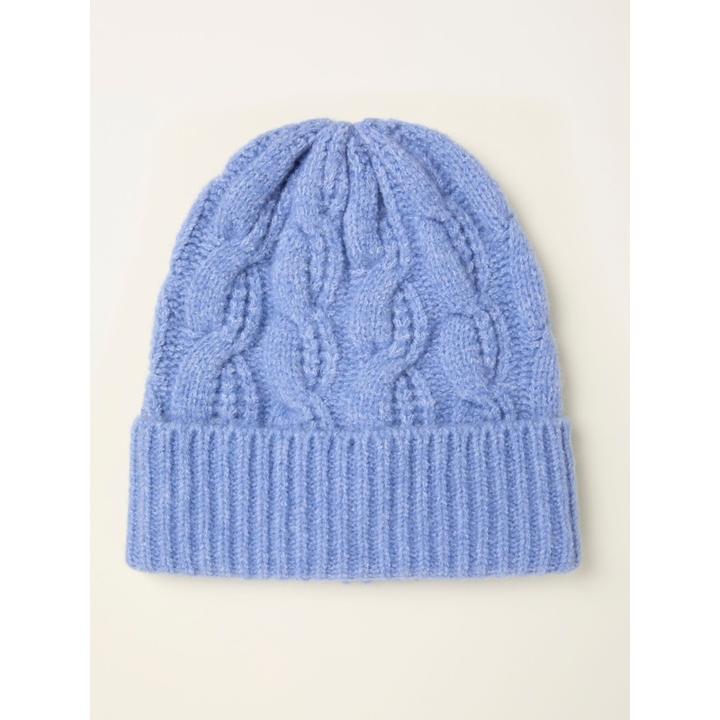 FatFace Blue Cable Beanie