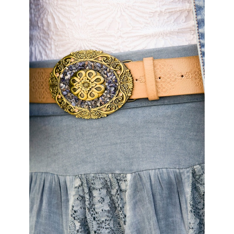 Joe Browns Brown Intricate Embossed Belt
