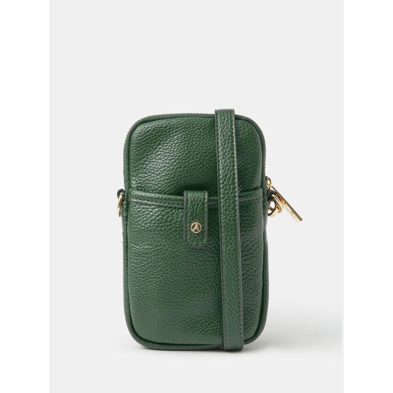 Accessorize Green Tab Pocket Phone Bag