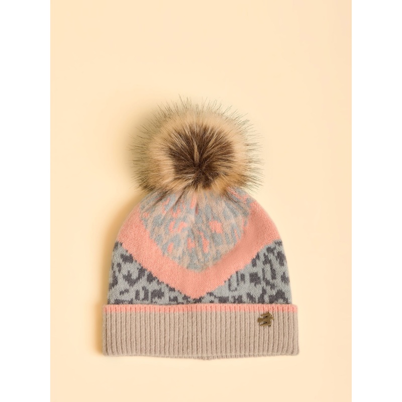 Brakeburn Grey Animix Beanie Hat