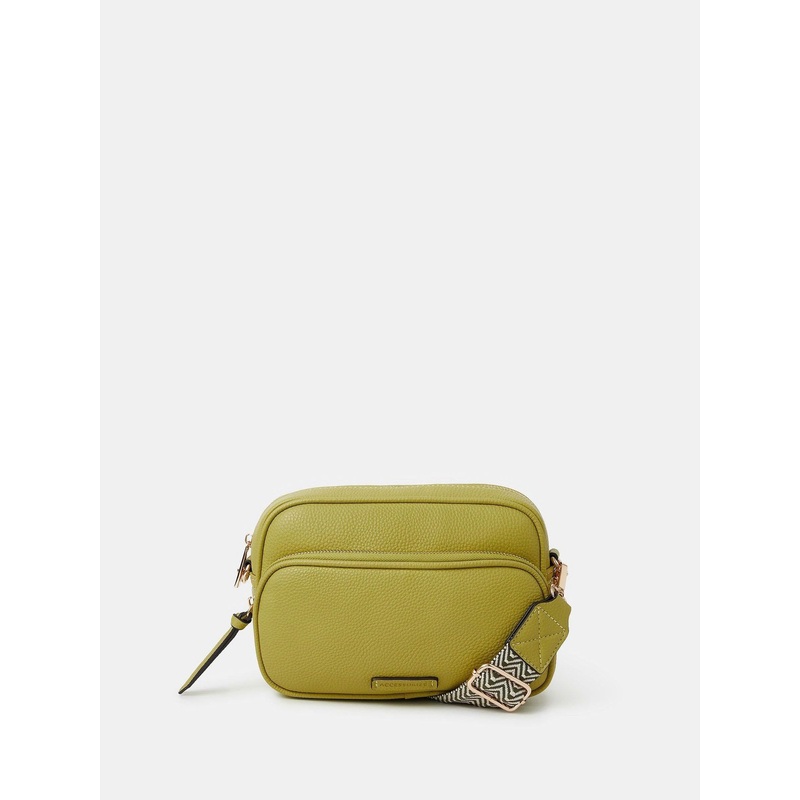 Accessorize Green Double Zip Camera Bag