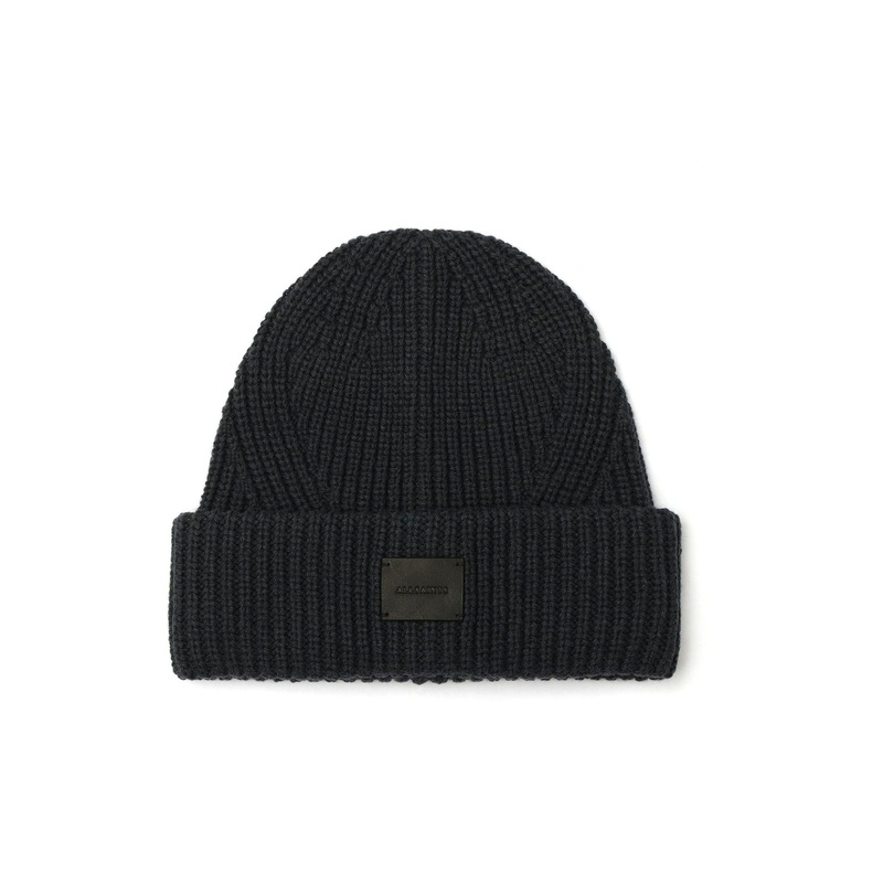 AllSaints Blue Traveling Rib Beanie
