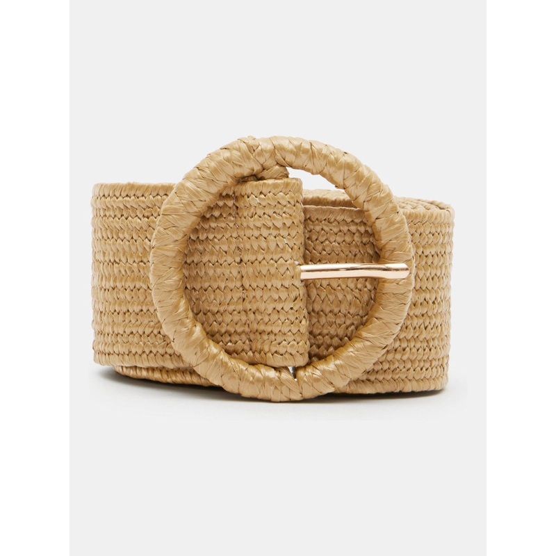 Hush Natural Wrenley Woven Belt