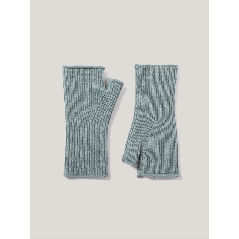 Jigsaw Blue Cashmere Mittens