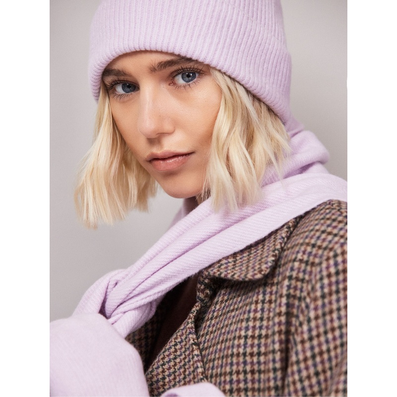 Ro&Zo Purple Knit Beanie