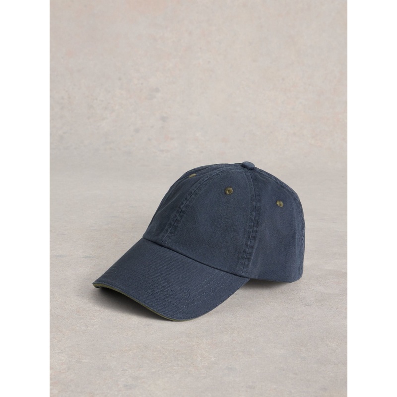White Stuff Blue 100% Cotton Baseball Cap