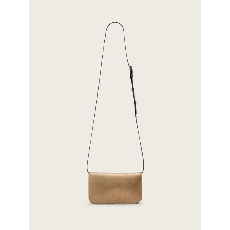 AllSaints Yellow Maeve Xbody Bags