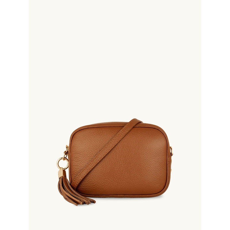 Apatchy Brown The Tassel Leather Cross-Body Bag