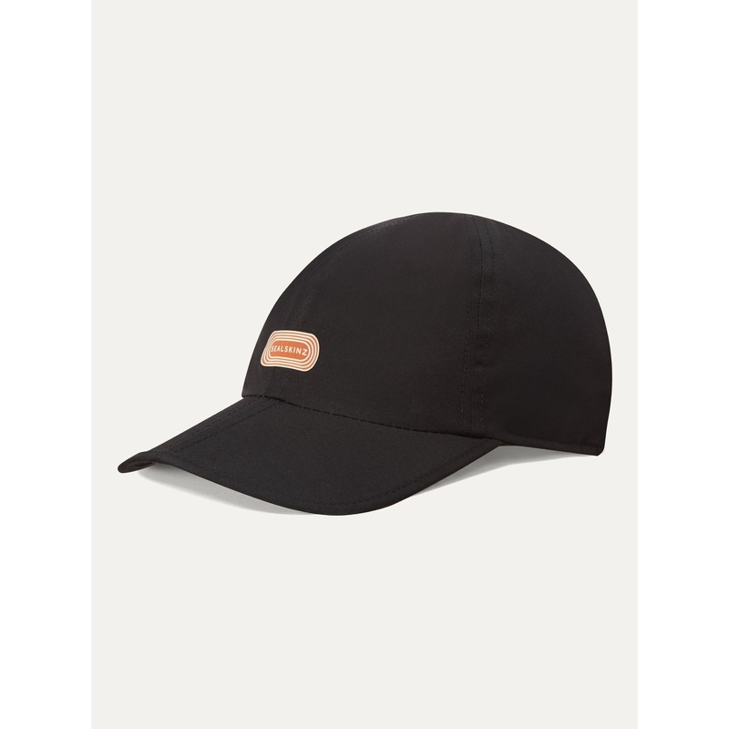 Sealskinz Waterproof Quick Dry Foldable Running Black Cap
