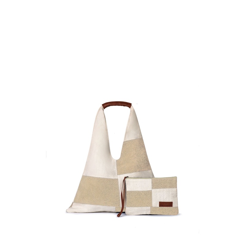 Seaspray Calala Patchwork Beach Bag And Purse Set