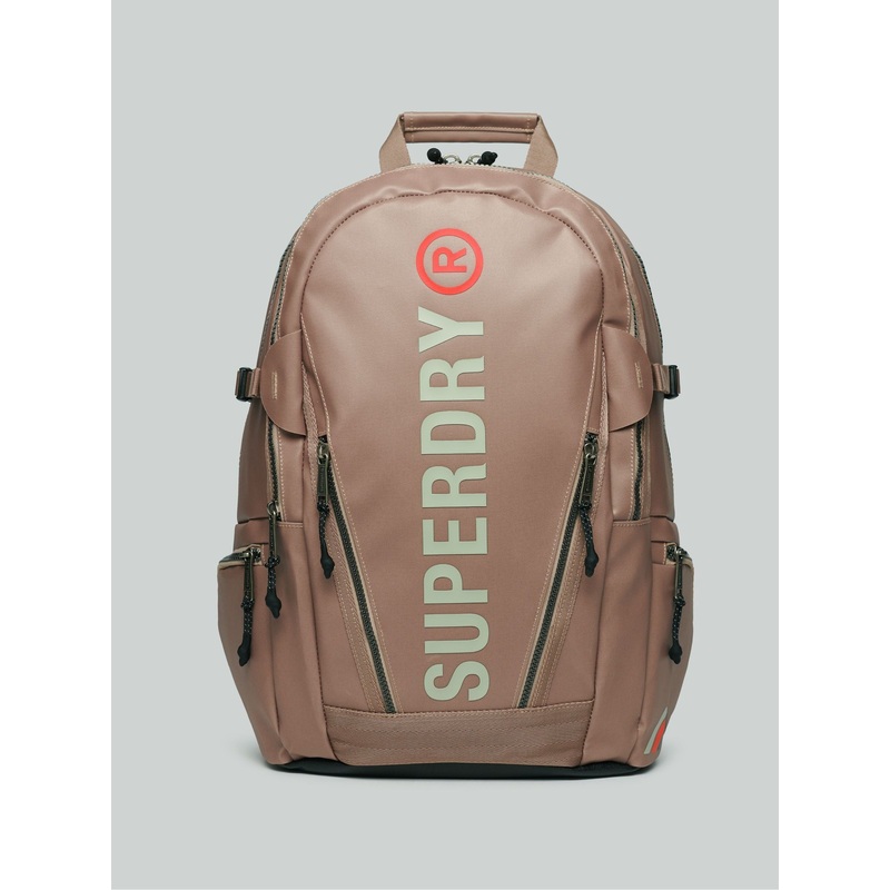 Superdry Brown 100% Cotton Tarp Rucksack