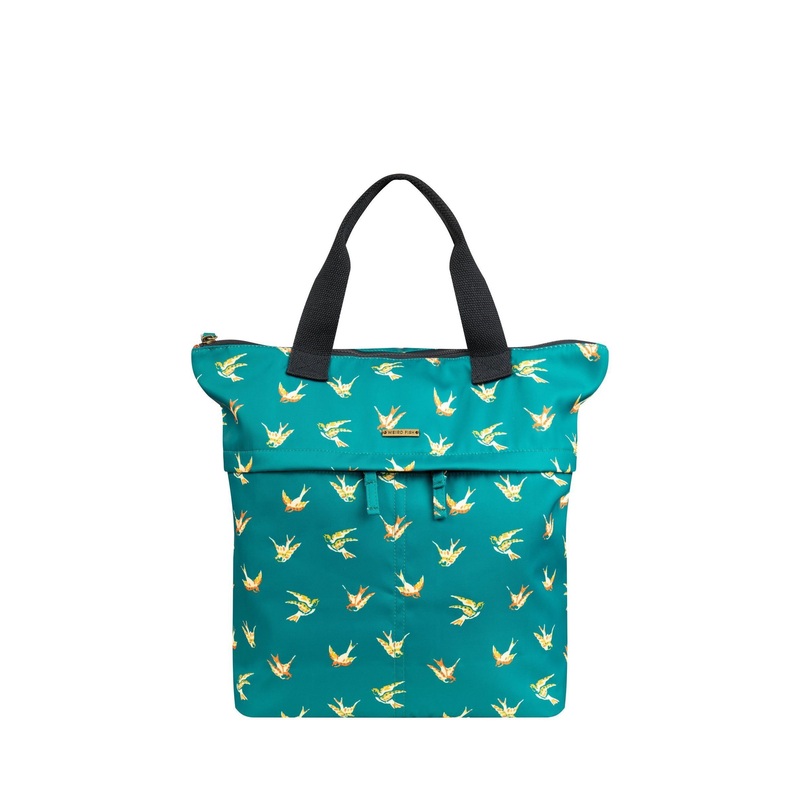 Weird Fish Blue Ekora Printed Polyester Backpack