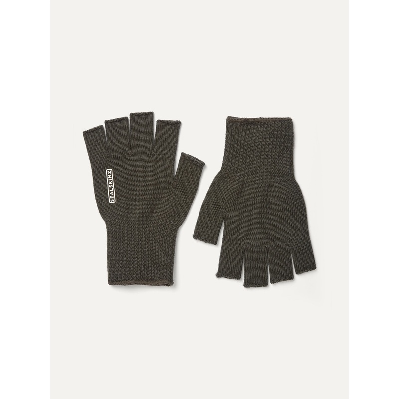Sealskinz Green Thornham Solo Merino Mittens