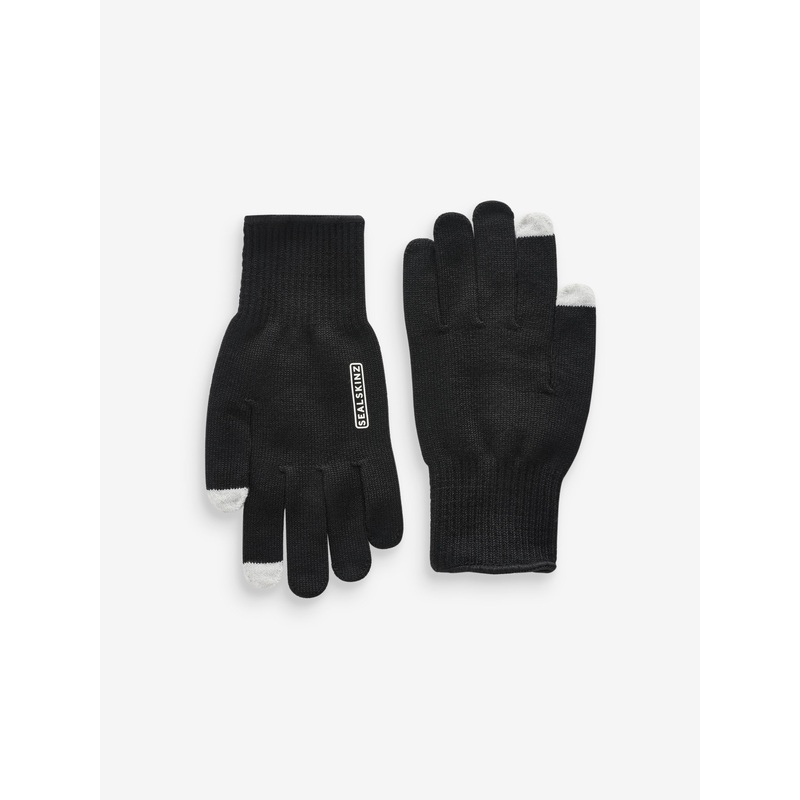 Sealskinz Hanworth Solo Merino Black Gloves