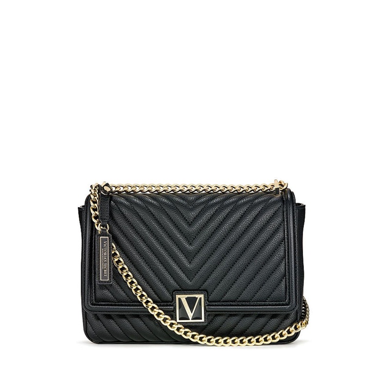 Victoria’s Secret Black Lily Medium Shoulder Bag