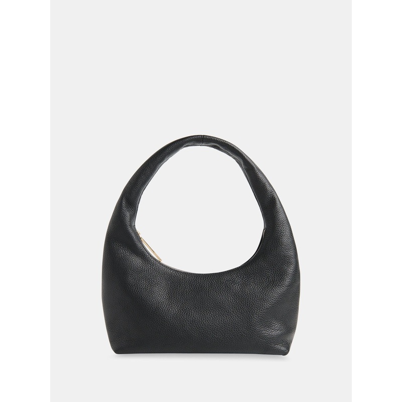 Whistles Black Ulla Zip Shoulder Bag