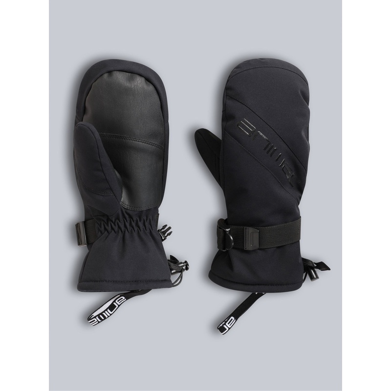 Animal Black Ski Womens Track Mittens
