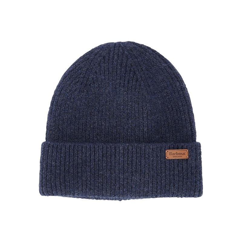 Barbour Blue Pendle Beanie Hat