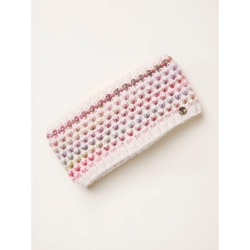 FatFace Ivory Spacedye Knitted Headband
