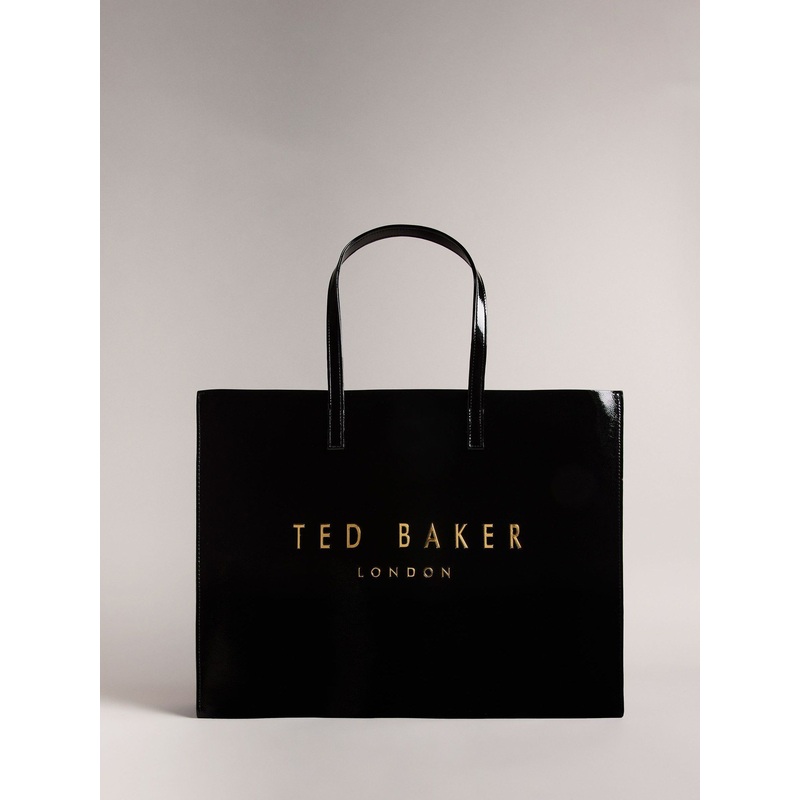 Ted Baker Black Crikon Crinkle Extra Large Icon Bag