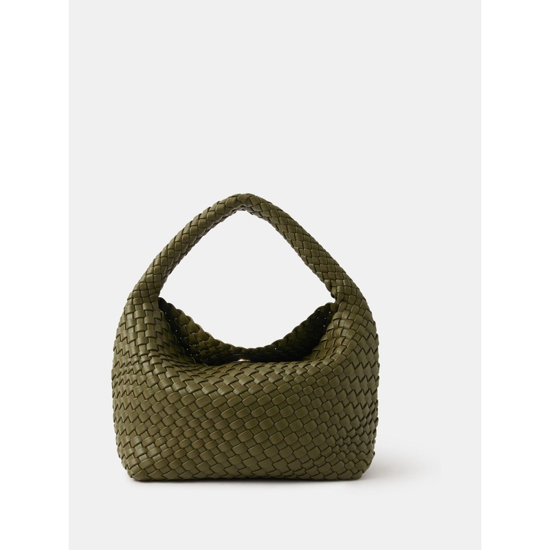Accessorize Green Woven Shoulder Bag