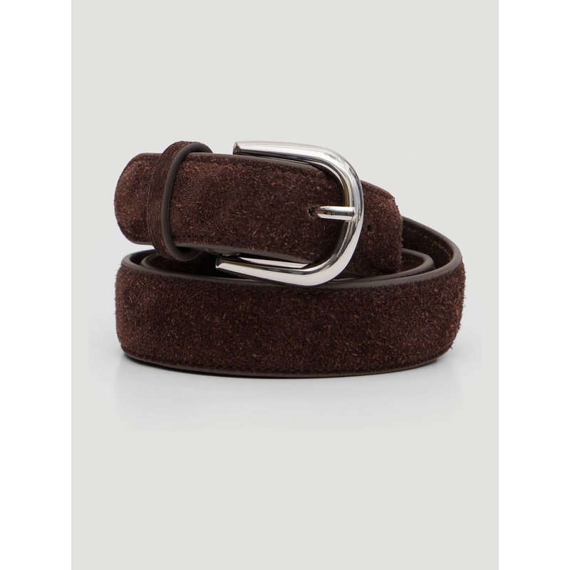 Hush Brown Polly Suede Belt