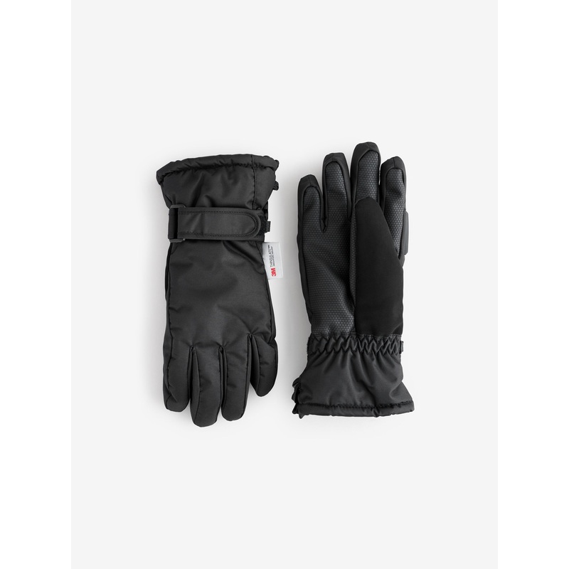 Mountain Warehouse Black Womens Extreme Waterproof Ski Gloves