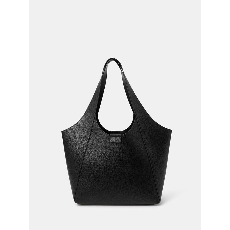 Accessorize Black Faux Leather Shoulder Bag