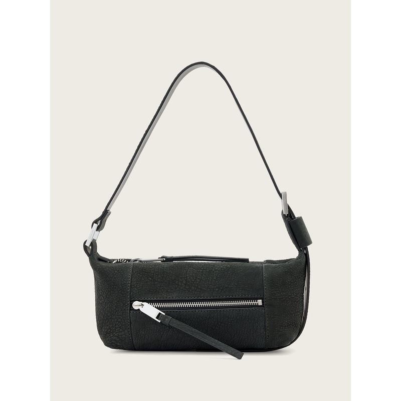 AllSaints Grey Vega G Mini Shoulder Bag