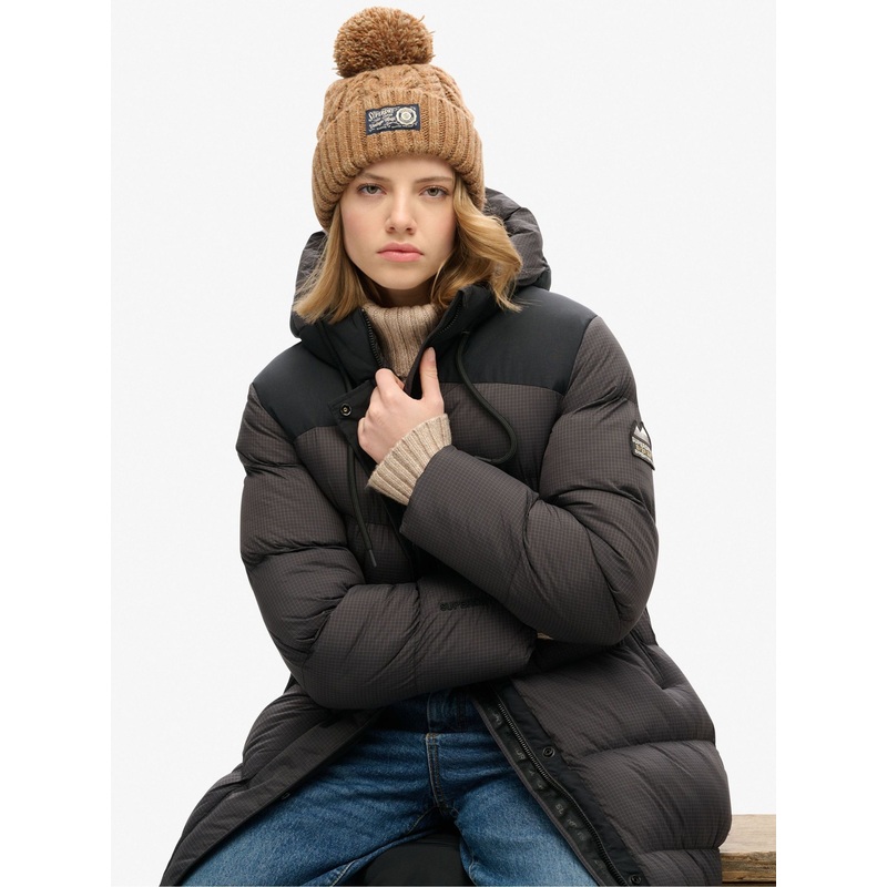 Superdry Island Toffee Twist Chunky Cable 100% Cotton Winter Beanie