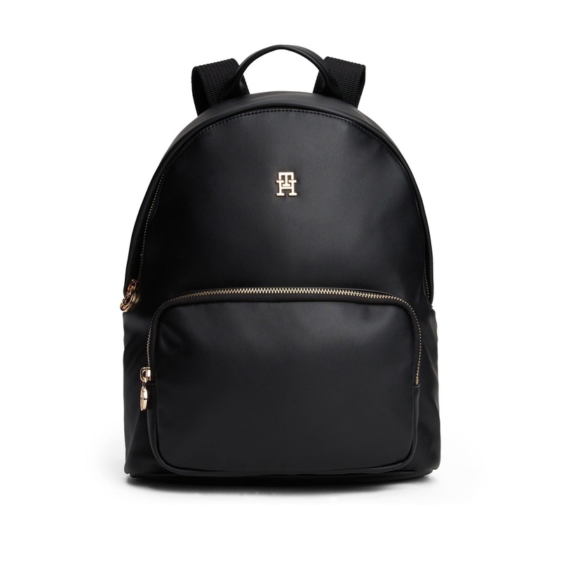 Tommy Hilfiger Black TH Monogram Dome Backpack