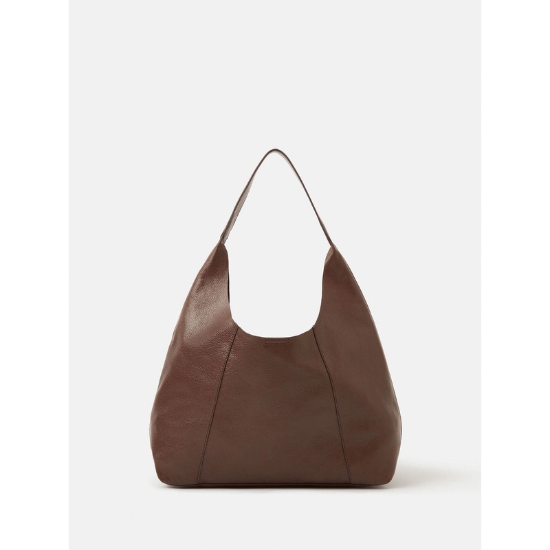 Accessorize Brown Slouchy Leather Shoulder Bag