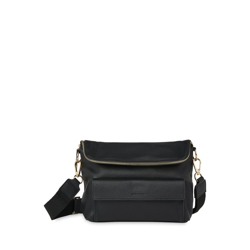 Whistles Black Cross-Body Vida Bag