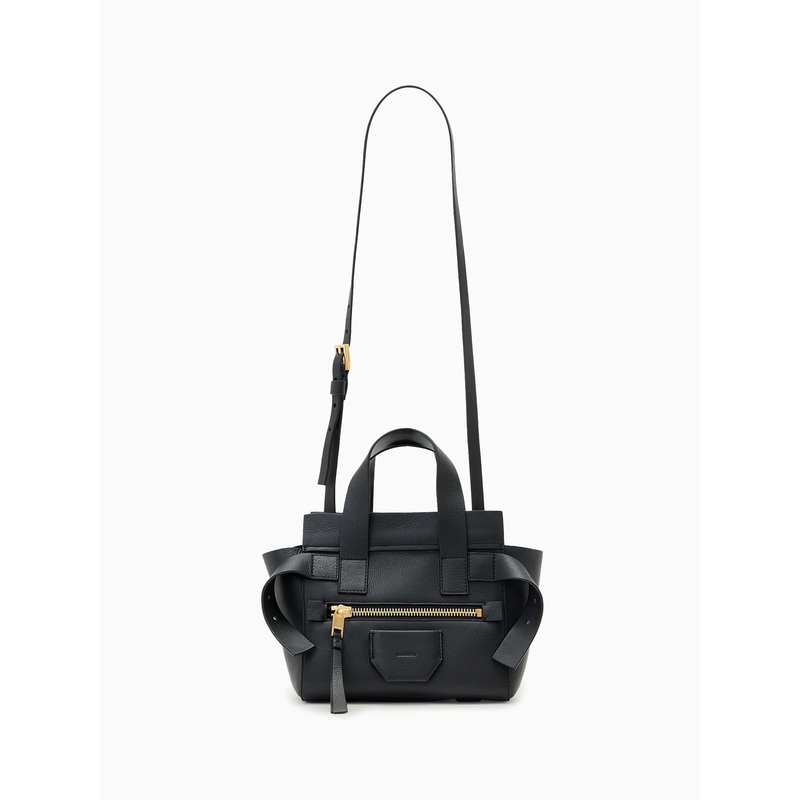 AllSaints Black Perez Mini Bag