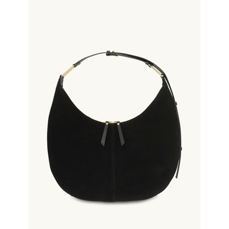 Apatchy Black The Nora Suede Bag