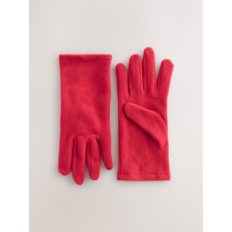 Red Fleece Gloves