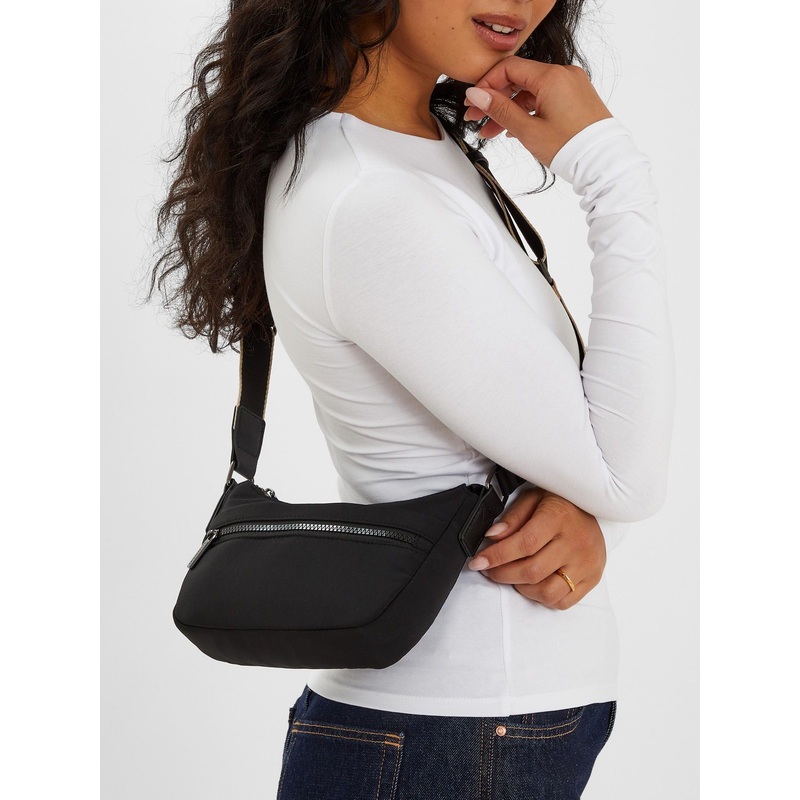 Accessorize Black Nylon Cross-Body Bag