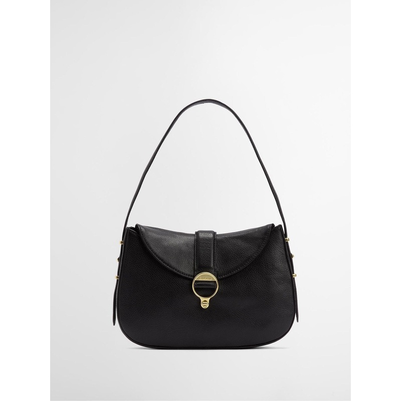 Barbour Black Alder Leather Sling Bag