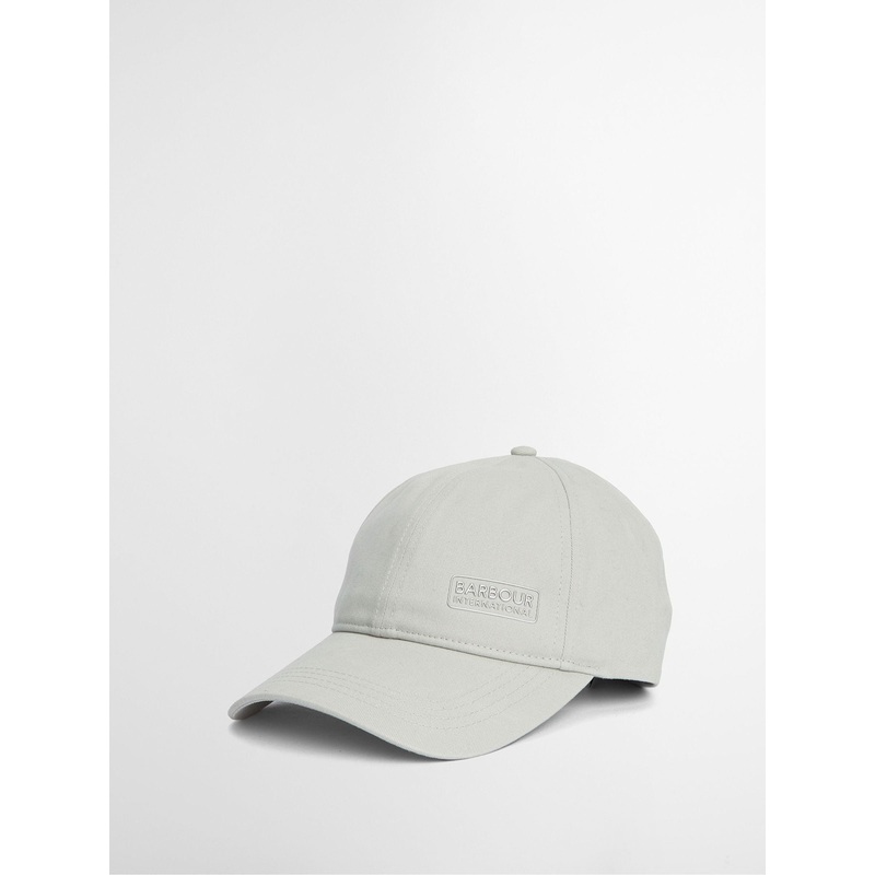 Barbour International White Cotton Norton Cap